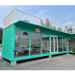 prefab glass offic